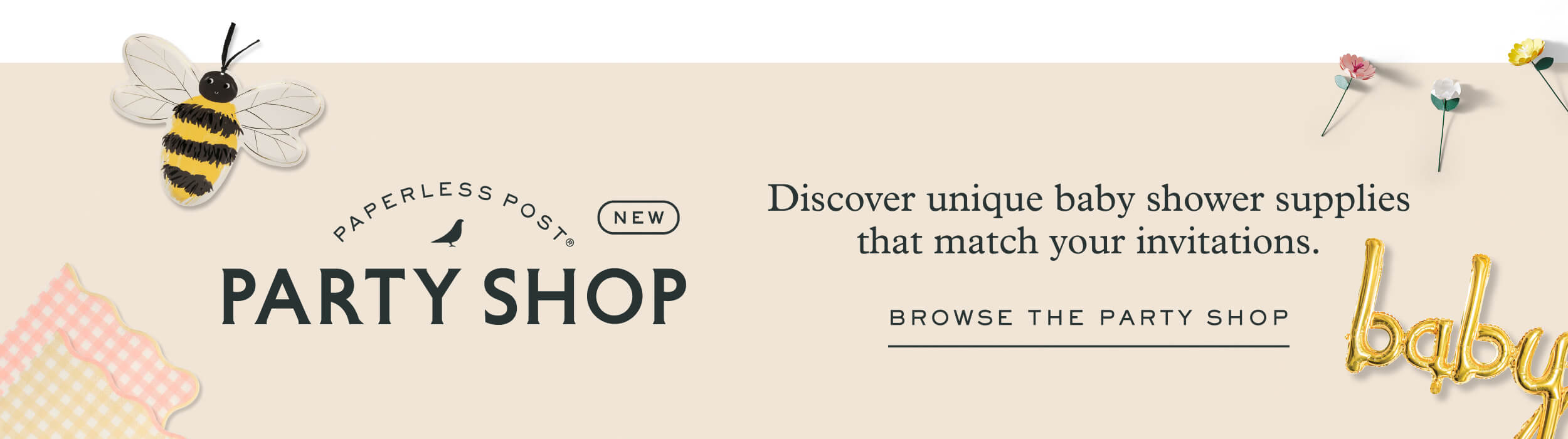 Paperless Post Party Shop - Browse Baby Shower Supplies